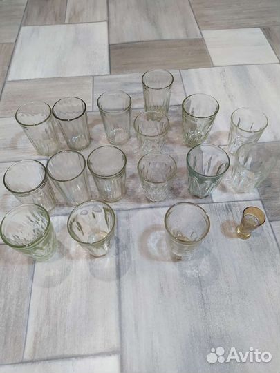 Стаканы граненые СССР