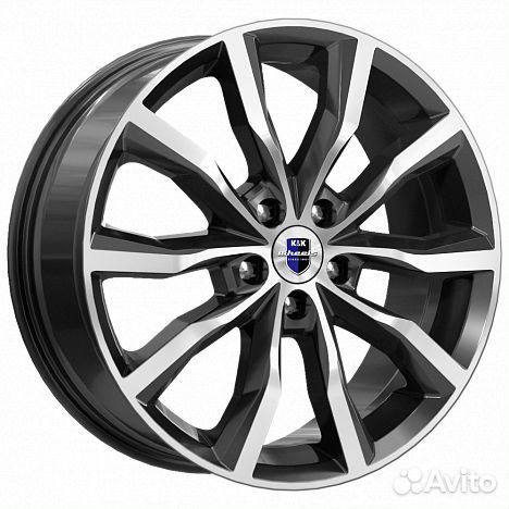 K&K Портер : 7.5x18 5*114.3 Et:35 Dia:67.1 Алмаз черный