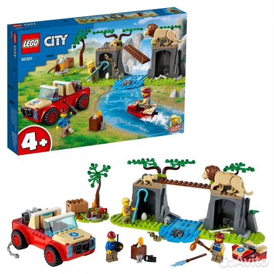 Lego City Спасательный внедорожник для зверей 6030