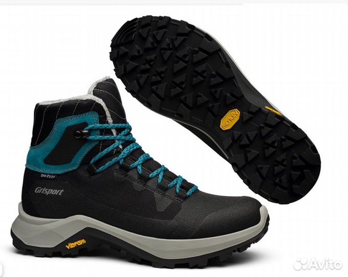 Зимние ботинки трекинговые grisport, черные, арт