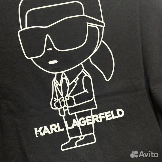 Футболка Karl Lagerfeld унисекс S,M