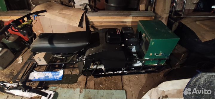 Мотобуксировщик с модулем