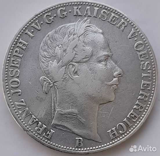 Австрия, союзный талер 1858г