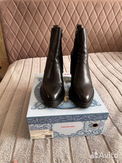 Ботильоны Tervolina 38 размер кожа