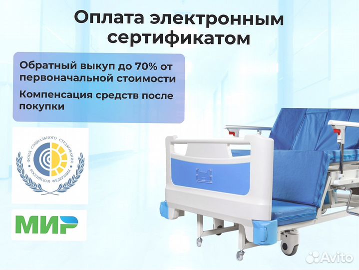 Кровать для лежачих больных