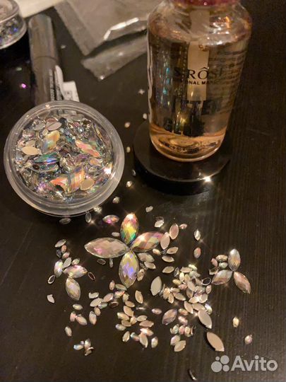 Стразы(глитеры) сухие для лица