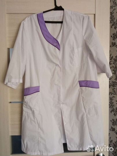 Продам халат медицинский бу размер 58