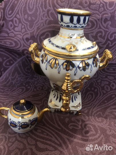 Фарфоровый самовар СССР