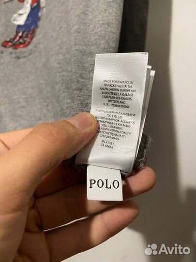 Лонгслив polo ralph lauren by polo bear оригинал