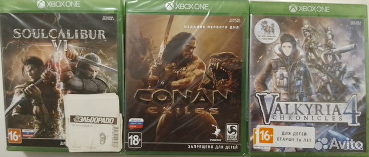 Игры на диске(в плёнке) XboxOne