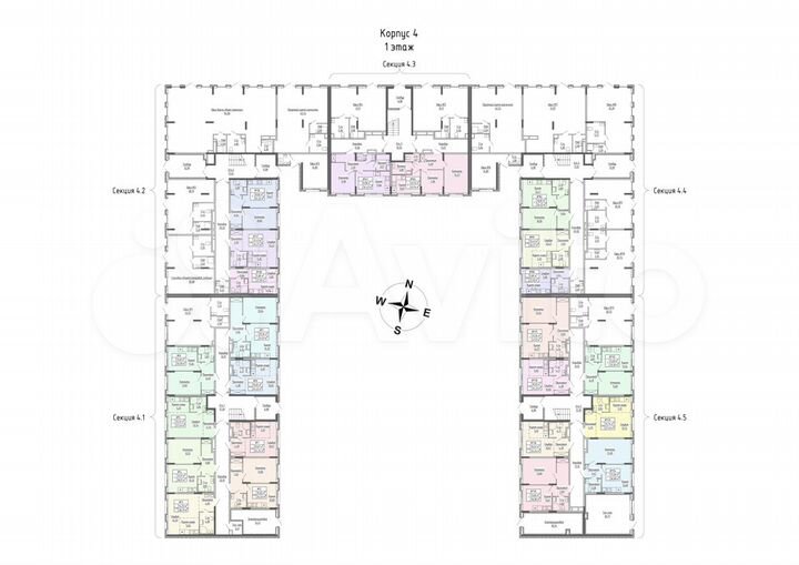 Квартира-студия, 24,2 м², 1/4 эт.