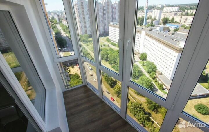 Остекление балконов и лоджий в рассрочку K7207
