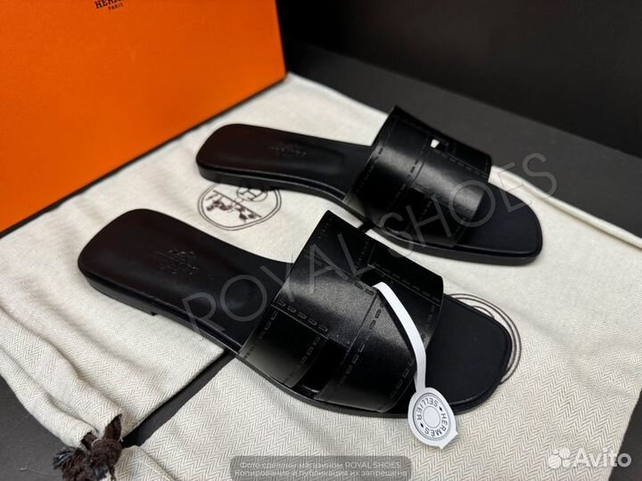 Шлепанцы женские Hermes Oran Slide