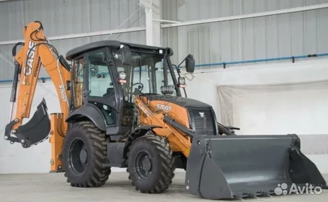 Аренда экскаватора погрузчика JCB Услуги трактора