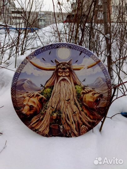 Шаманский бубен 42 см Велес