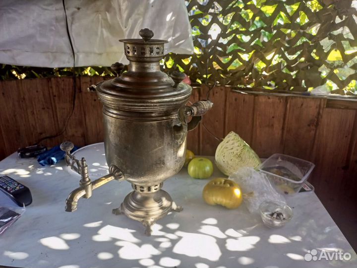 Дровяной самовар. Тульский