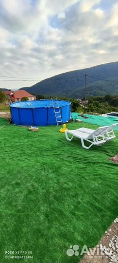 Каркасный бассейн 457 122 бу