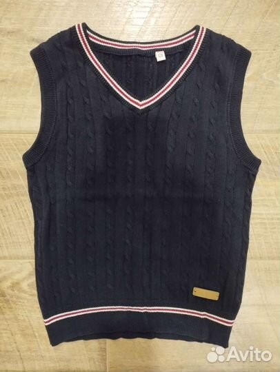 Школьный костюм для мальчика 134 синий