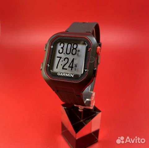 Garmin Forerunner 25 GPS Black/Red новые