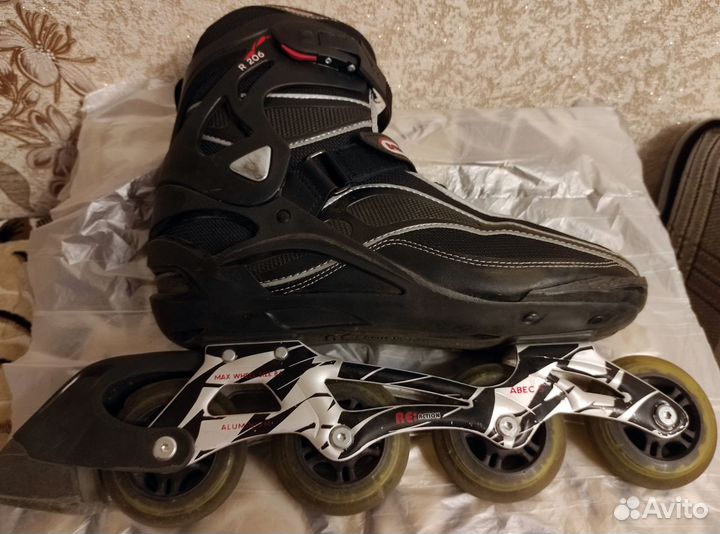 Ролики action R 206 (мужские) + защита