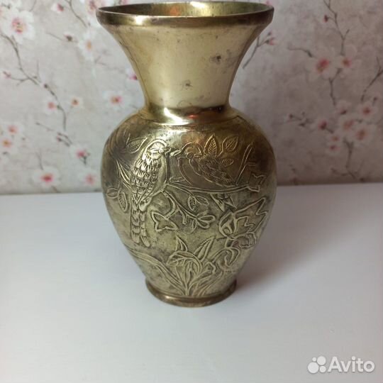 Ваза индия латунь
