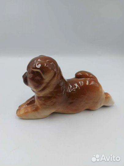 Статуэтка собака чау чау лфз СССР