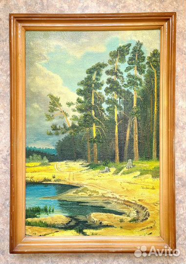 Картина маслом на холсте пейзаж