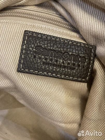 Кожаная дорожная сумка