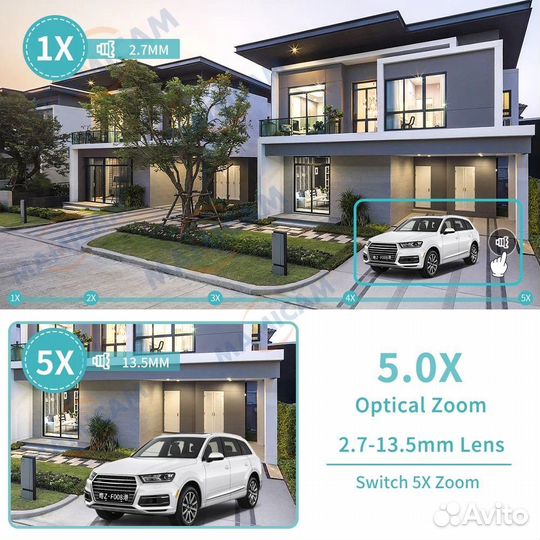 92876 4G 5MP PTZ уличная камера наблюдения