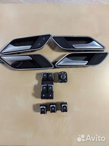 Хром ручки дверей Audi A3 8V