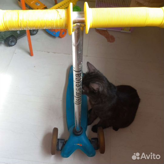 Самокат детский трехколесный бу