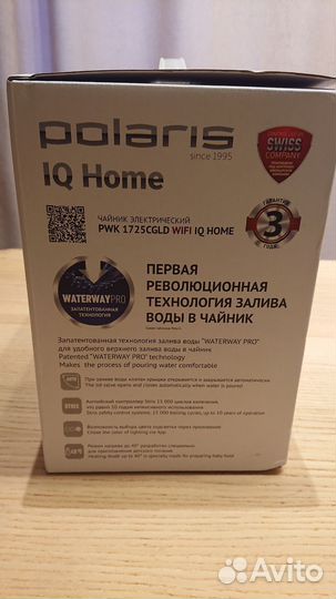 Новый чайник Polaris PWK 1725cgld wifi IQ Home