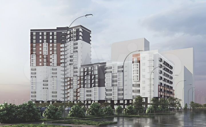 Квартира-студия, 26,1 м², 7/17 эт.