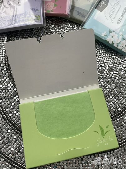 Матирующие салфетки в ассортименте, 100шт