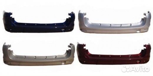 Бампер Ларгус задний в цвет авто