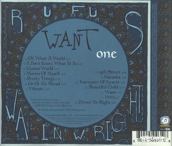 Rufus Wainwright - Want One (1 CD)