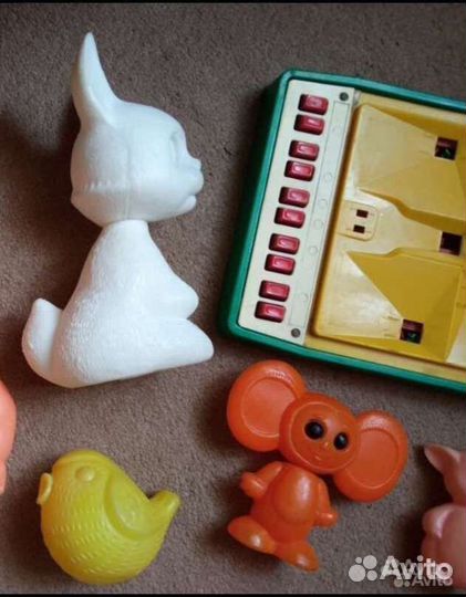 Игрушки СССР пластик