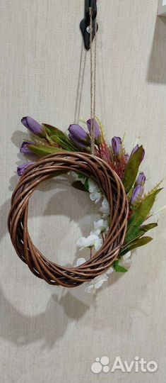 Венок декоративный весенний