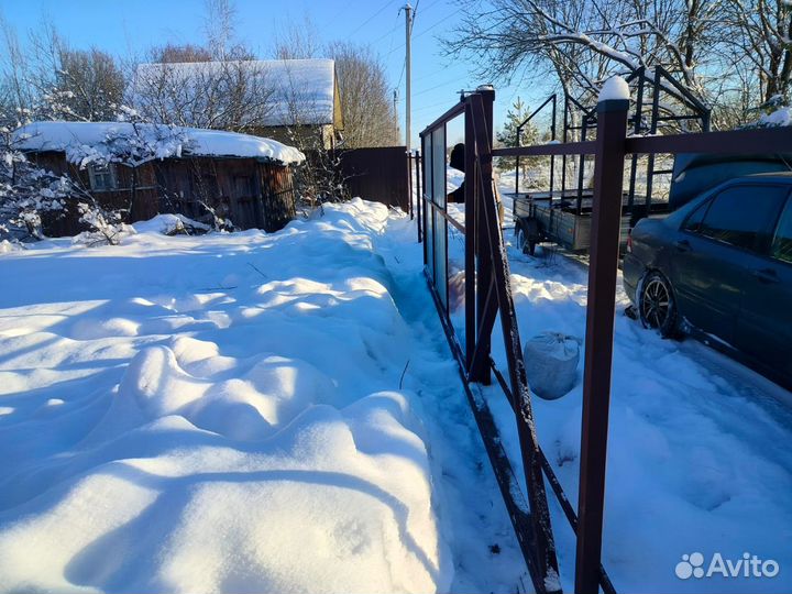 Откатные ворота под ключ с доставкой и установкой