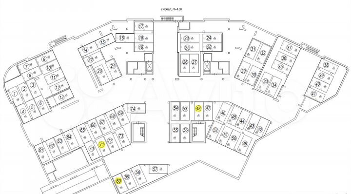 Машиноместо, 20 м²