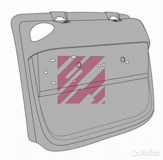 Крыло заднее часть задняя правое DAF XF106