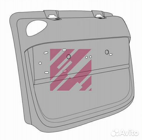 Крыло заднее часть задняя правое DAF XF106