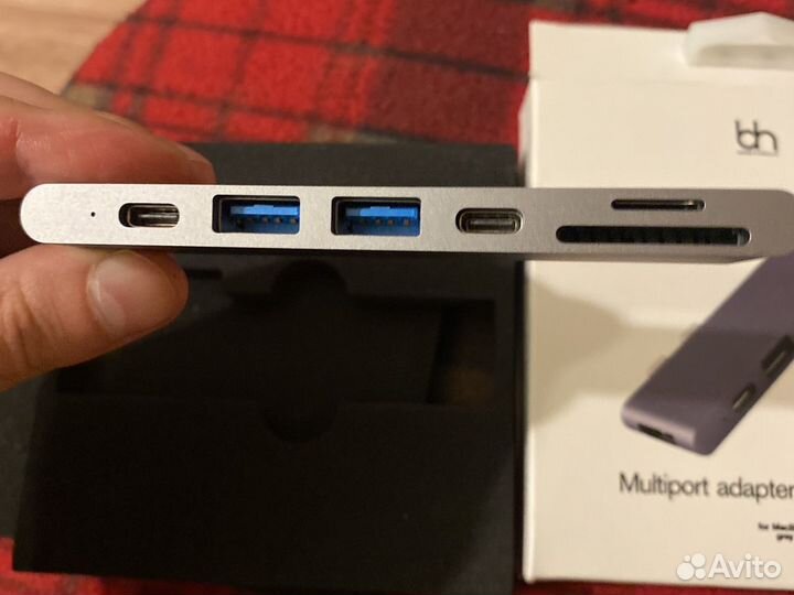 Мультипорт Tape-C 7 in1