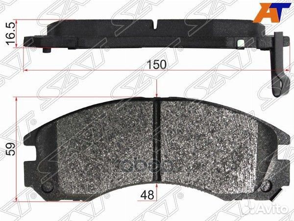 Колодки тормозные перед mitsubishi airtrek/outl