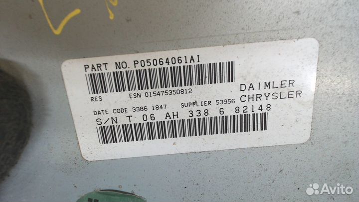 Магнитола Dodge Nitro, 2007