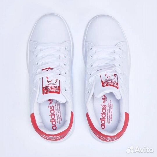 Кроссовки Adidas Stan Smith Red арт 687-3 39