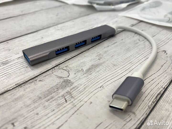 Хаб-разветвитель Type C на 4X-USB 3.0