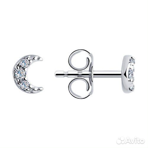 Серьга sokolov из серебра, 94170383