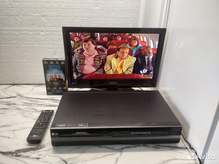 Dvd рекордер+VCR LG DVR799 HDMi Оцифровка VHS