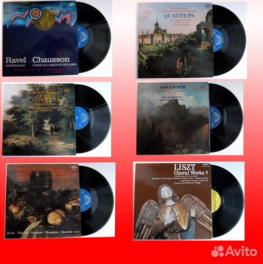 Новый импортный винил, классика Supraphon 1971- 86